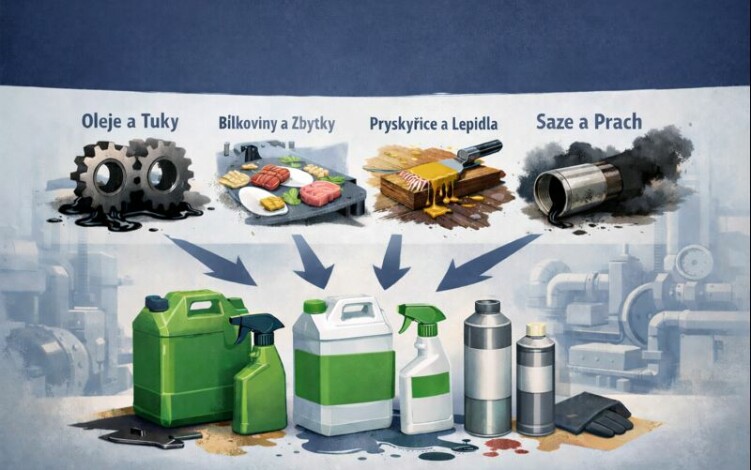 Správný čistič na správnou nečistotu - jak vybrat