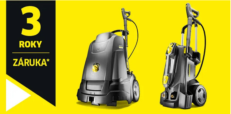 PRODLOUŽENÍ ZÁRUČNÍ LHŮTY tlakové myčky HD a HDS