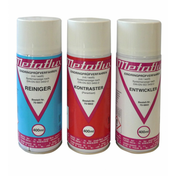 70-98 Kontrola trhlin - sada 3x400 ml